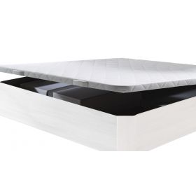 Sommier Coffre D-M GOYA - 180x200 DOUBLE PLATEAU ARTIC structure robuste