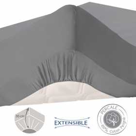 DRAP HOUSSE BONNETS 30CM ACIER - 140X190 : Bdv 175 ans d'expériences !