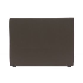 Tête de lit D.M. STREET Tissé cuir taupe largeur 120 cm