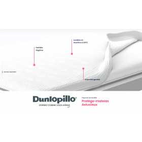 Matelas 90x200 hybride ferme dunlopillo antiacariens