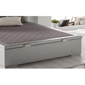 sommier coffre 160x200 maxence double plateaux grand angle d'ouverture