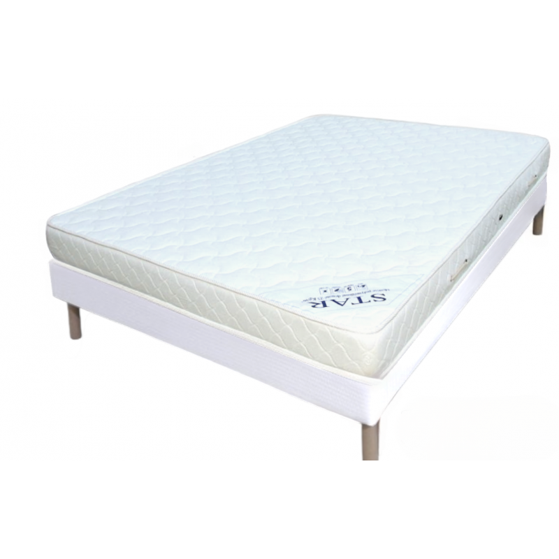 ensemble de literie 160x200 matelas sommier et pieds de lit