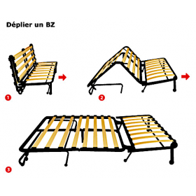 Banquette bz Clarisse couchage 140x190 : relaxez-vous avec style !