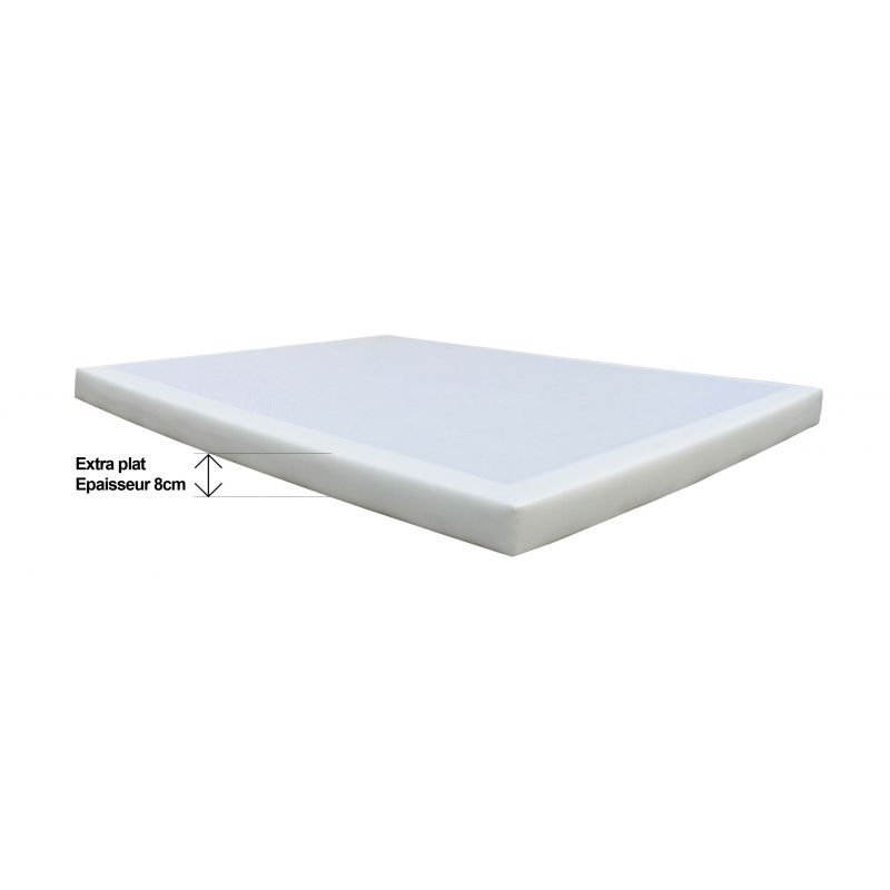 Sommier 140x190 D.M. SOLUX EXTRA-PLAT tapissier - haut de gamme