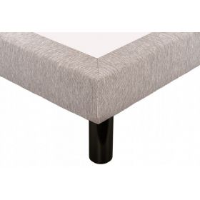 Sommier D.M. LB15 Tapissier Lattes Déco Tissé Brun - 2x90x200 4 masses d'angles